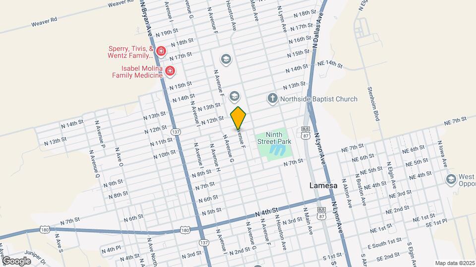 704 N 10th St Map and Location Details