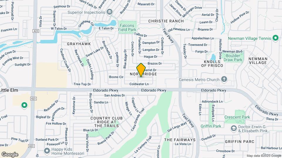 2137 Goliad Cir Mapa y Detalles de la Ubicación