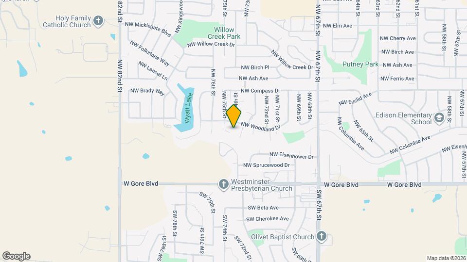 301 NW Parkwood Pl Map and Location Details