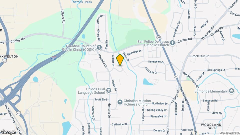 4317 Brookside Dr Map and Location Details