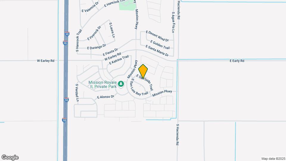 2575 E San Isido Trail Map and Location Details