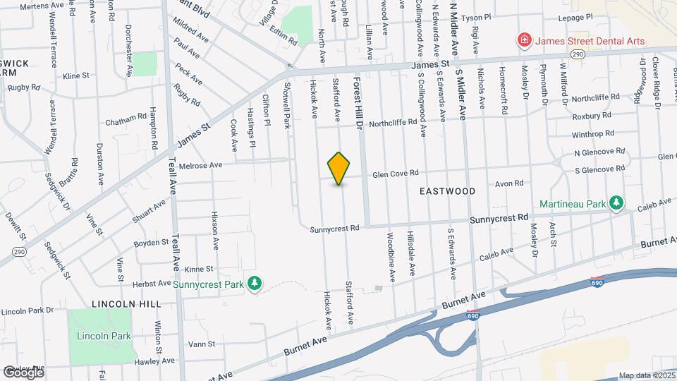 316 Stafford Ave Mapa y Detalles de la Ubicación