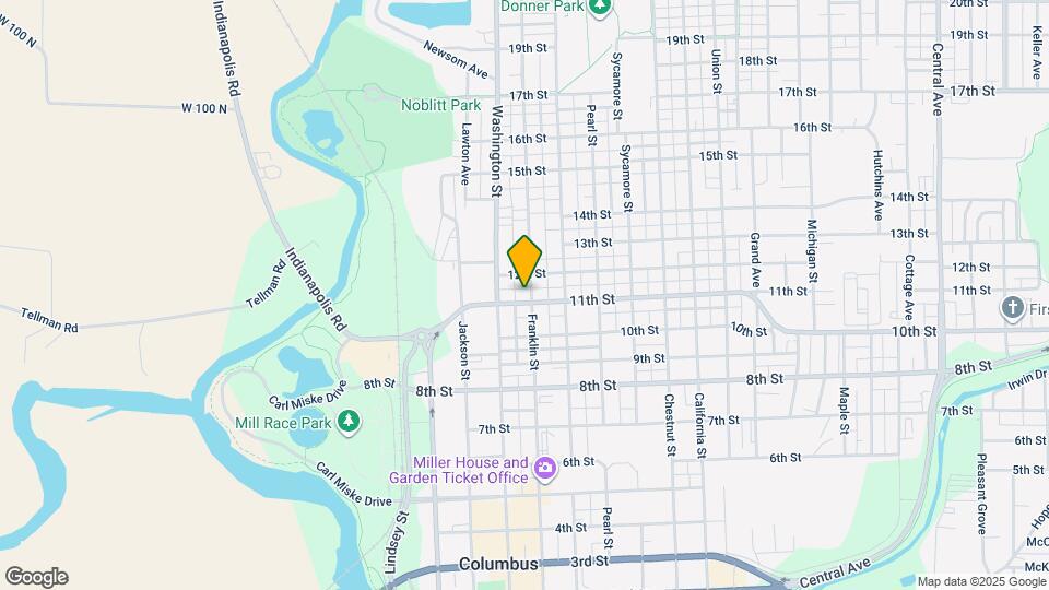 1104 Franklin St Map and Location Details