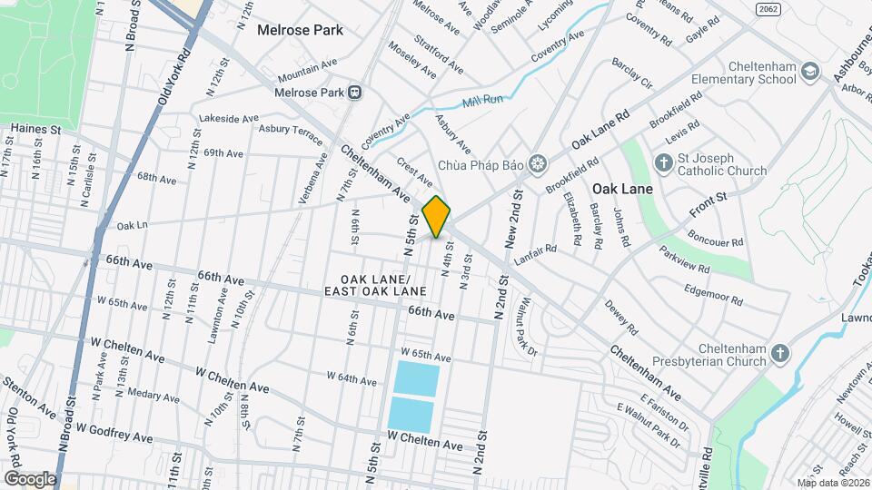 6737 N Lawrence St Map and Location Details