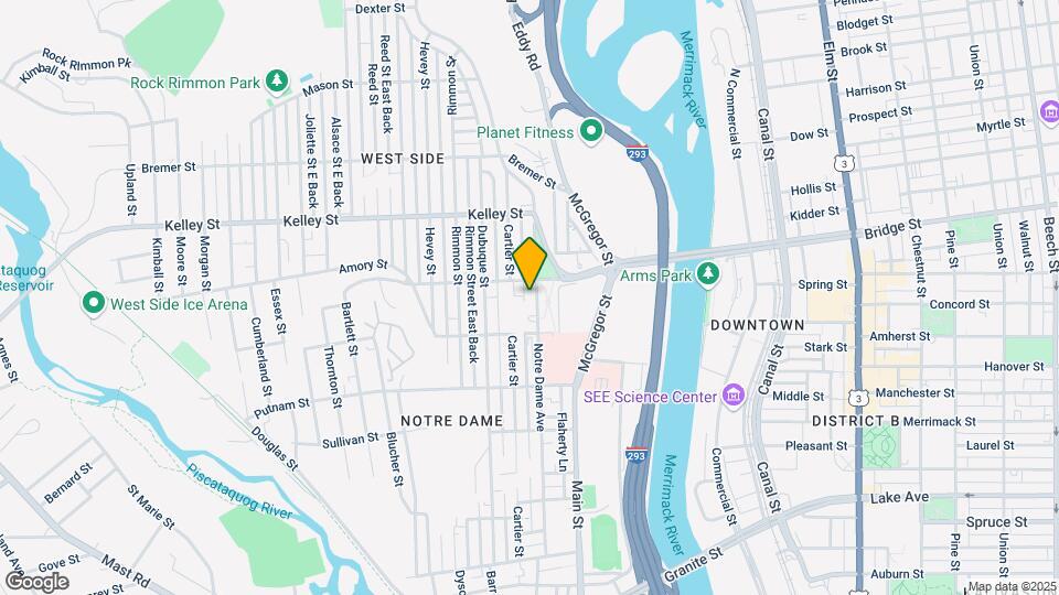 394 Notre Dame Ave Mapa y Detalles de la Ubicación