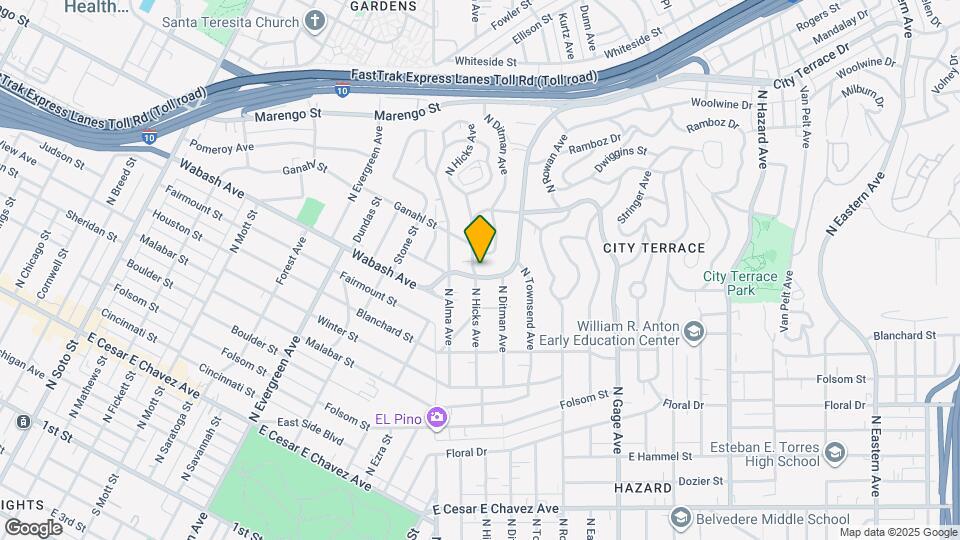 3261 City Terrace Dr Map and Location Details