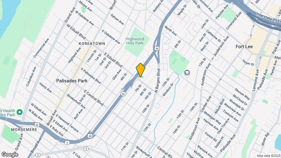221 E Edsall Blvd Map and Location Details
