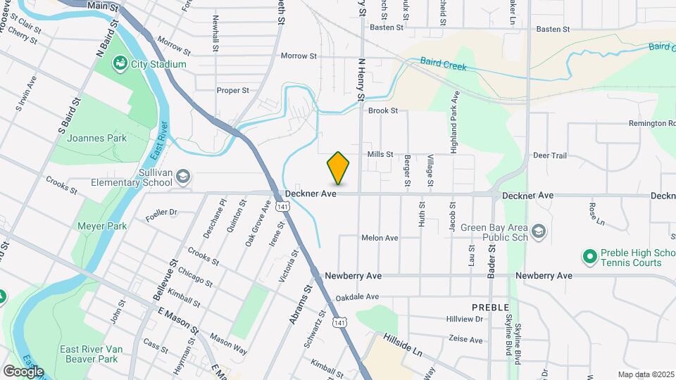 1731 Deckner Ave Mapa y Detalles de la Ubicación