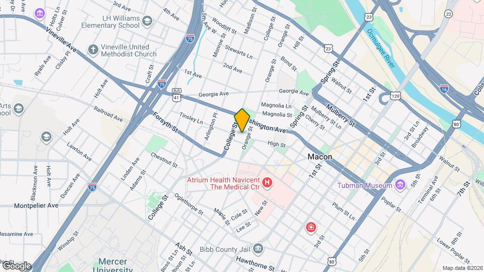 551 Orange St Map and Location Details