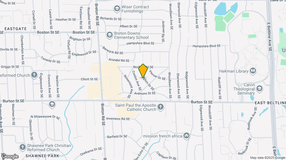 1849 Covington Dr SE Map and Location Details