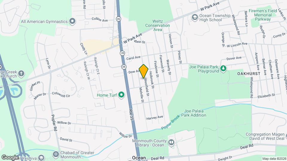 1804 Westfield St Map and Location Details