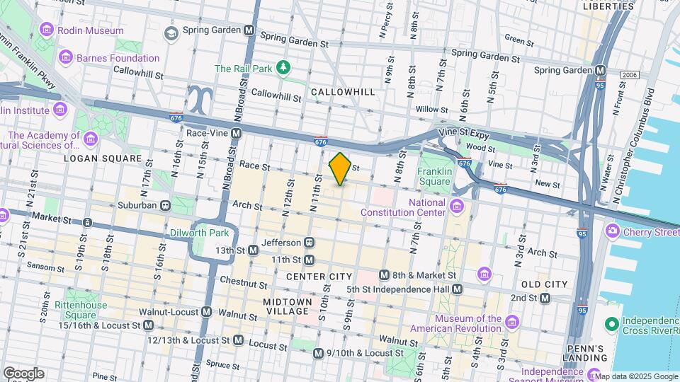 146 N 10th St Map and Location Details