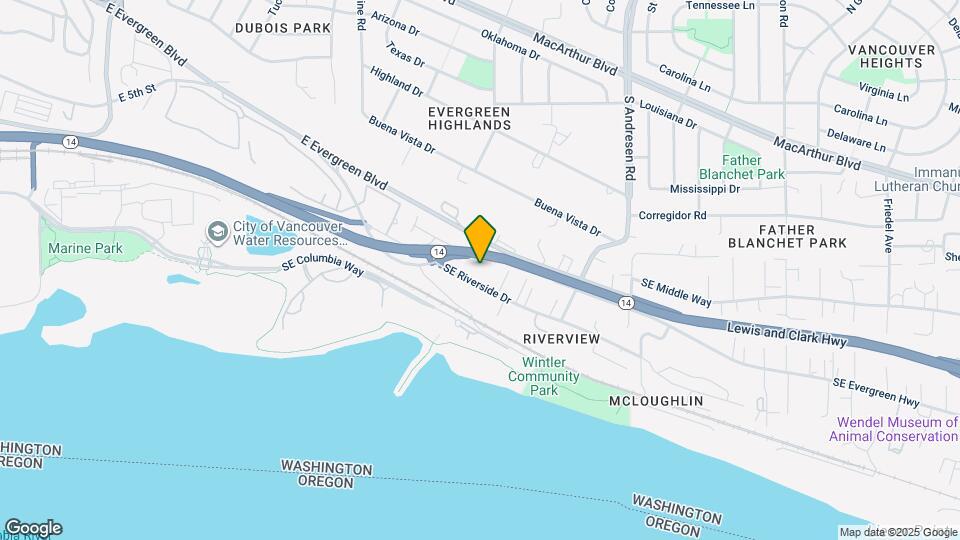 6010 SE Riverside Dr Map and Location Details