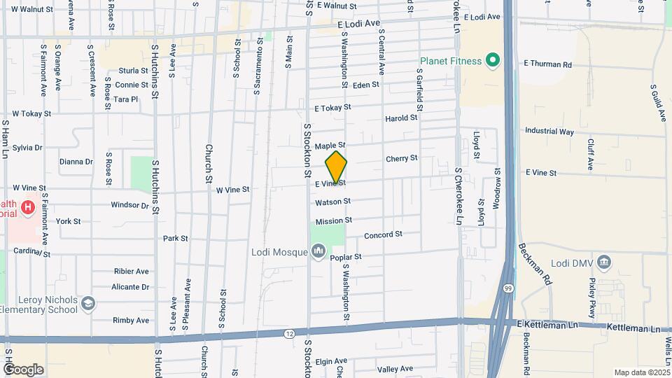 240 E Vine St Map and Location Details
