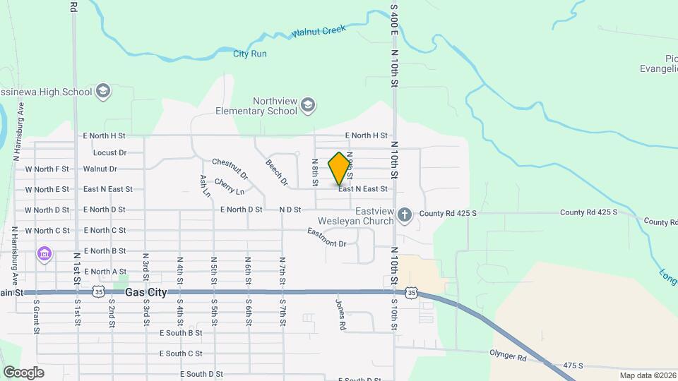 726 E North H St Map and Location Details