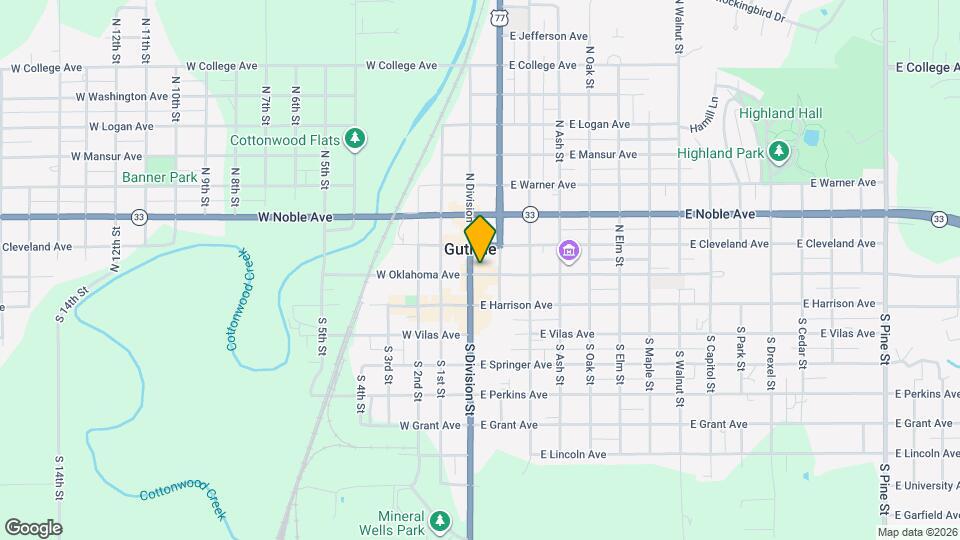 110 E Oklahoma Ave Mapa y Detalles de la Ubicación