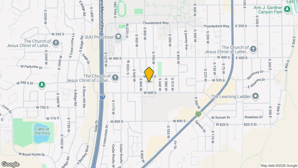 551 S 780 W Map and Location Details