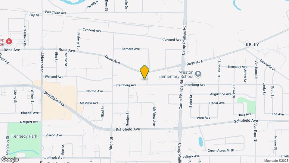 3614 Weiland Ave Map and Location Details