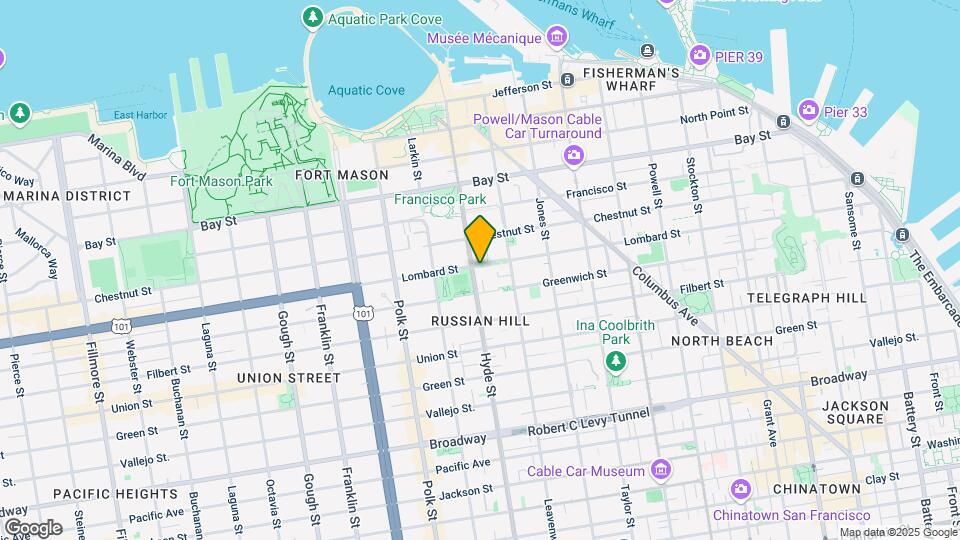 1079 Lombard St Map and Location Details