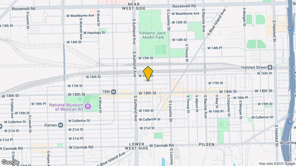1512 W 17th St Map and Location Details