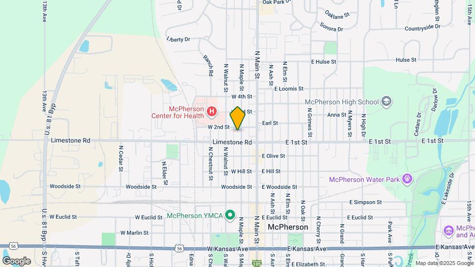 817 N Maple St Map and Location Details