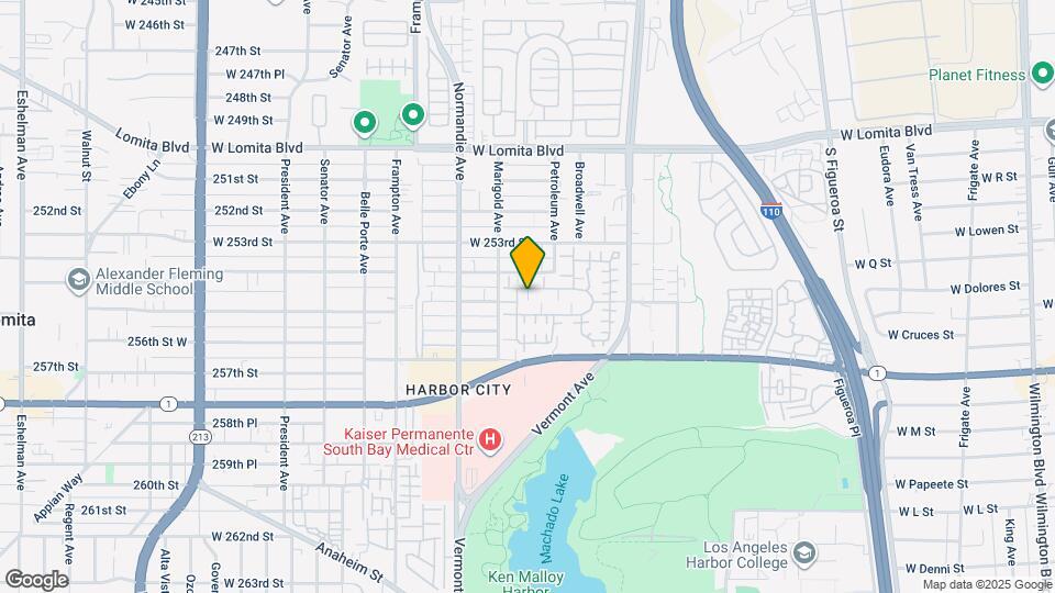 1050 Harbor Heights Dr Map and Location Details