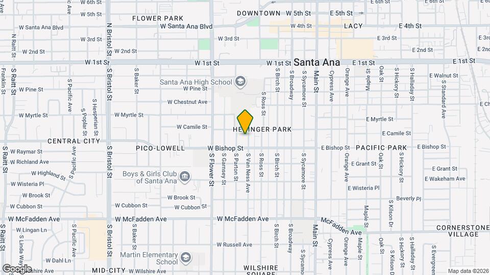 516 S Van Ness Ave Mapa y Detalles de la Ubicación