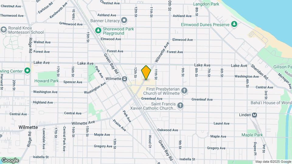 1159 Wilmette Ave Map and Location Details
