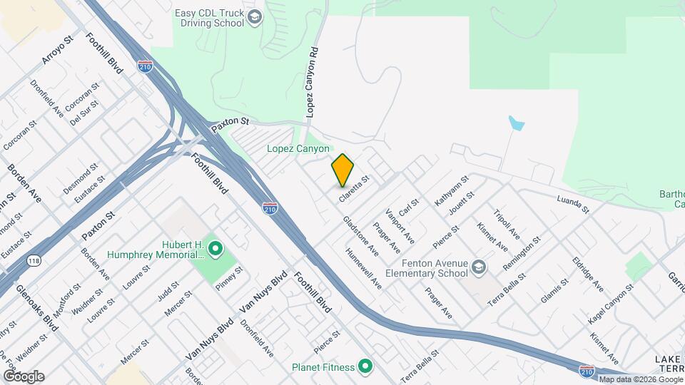 12201 Claretta St Map and Location Details