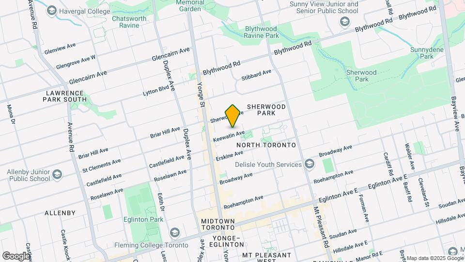74-76 Keewatin Ave Map and Location Details