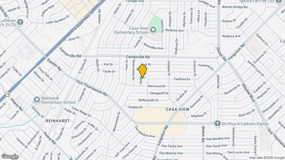 10518 Galena St Map and Location Details