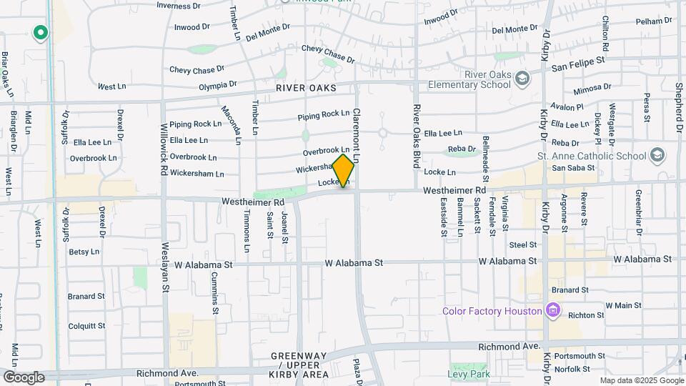 3433 Westheimer Rd Map and Location Details