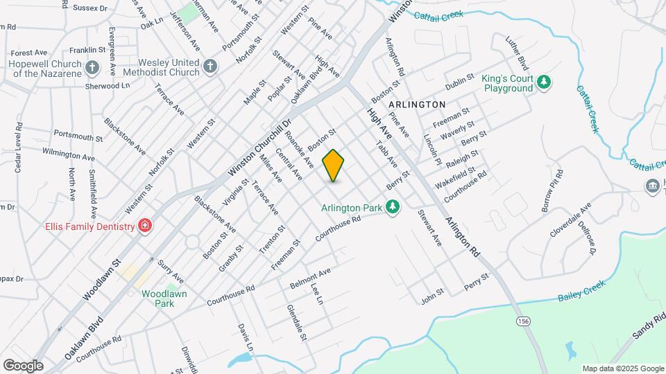 1401 Roanoke Ave Map and Location Details