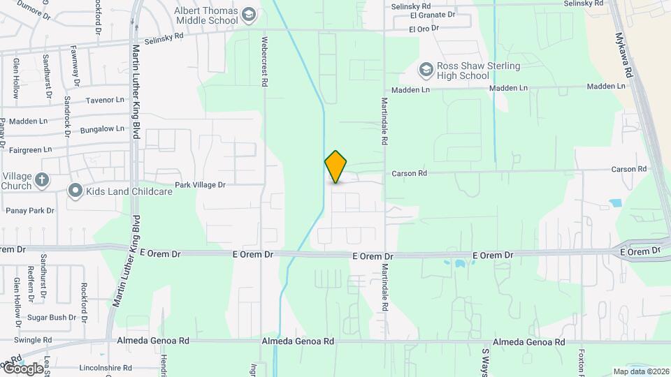 6007 Fading Night Dr Map and Location Details