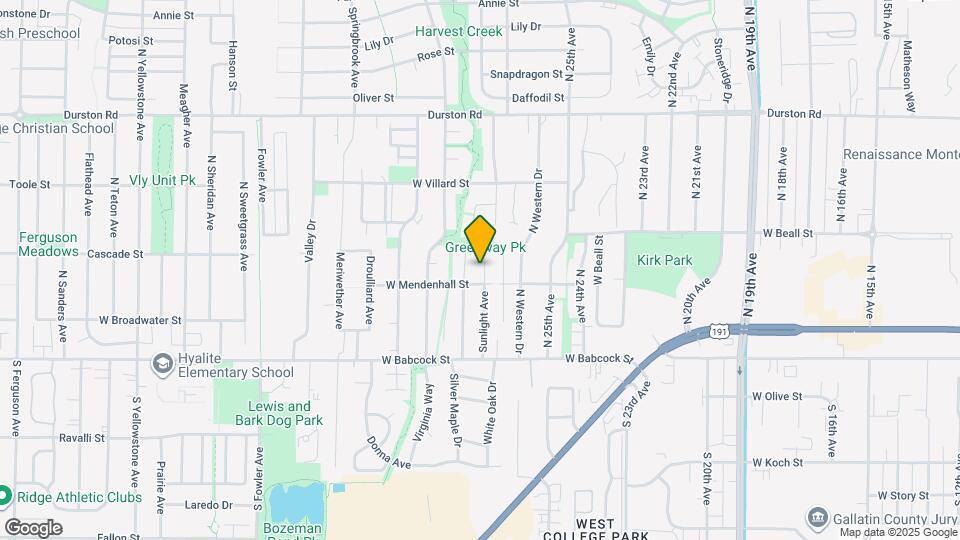 107 Sunlight Ave Map and Location Details