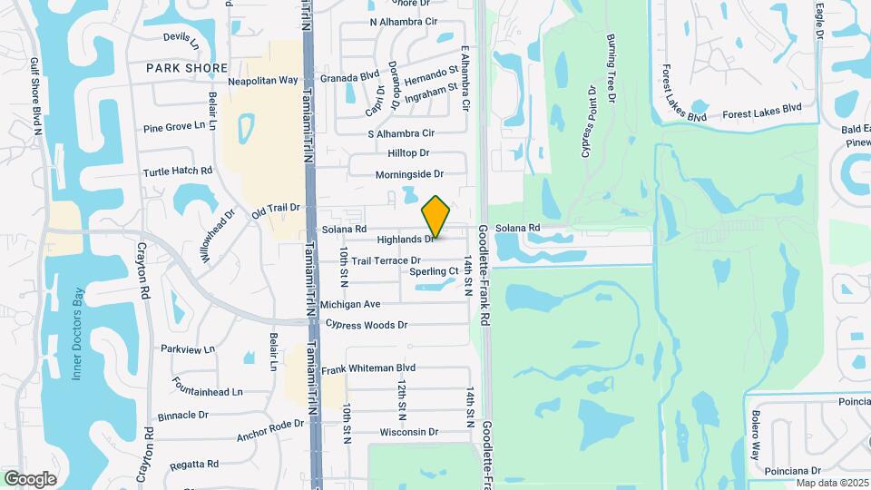 1290 Highlands Dr Map and Location Details