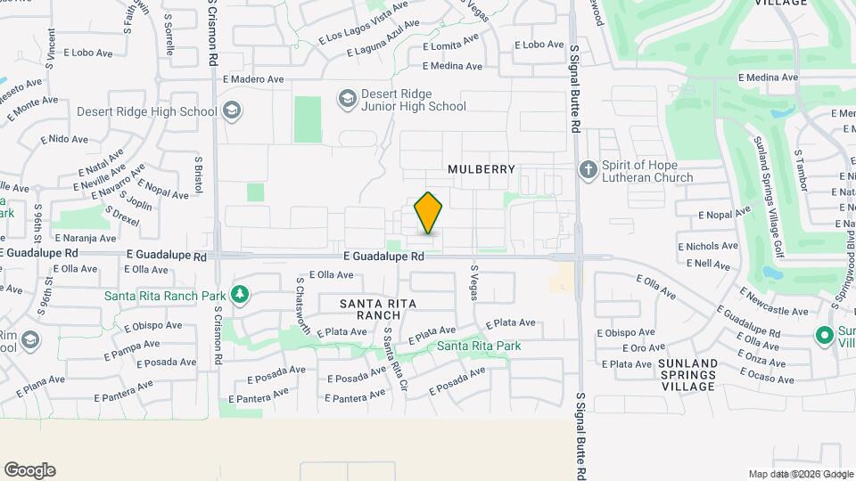 10443 E Naranja Ave Map and Location Details