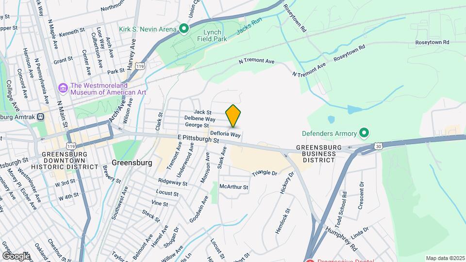 Greensburg Collection Apartments Map and Location Details