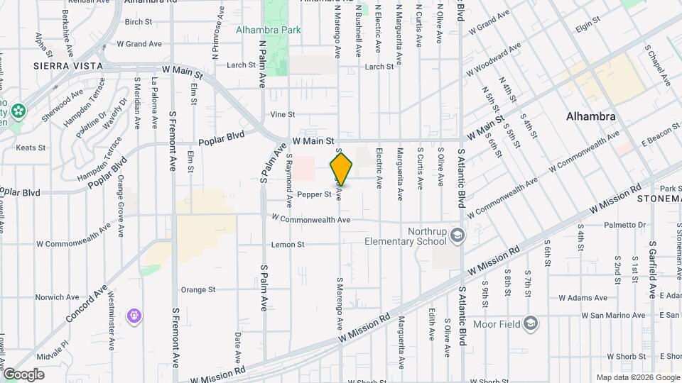 126-126 S Marengo Ave Map and Location Details