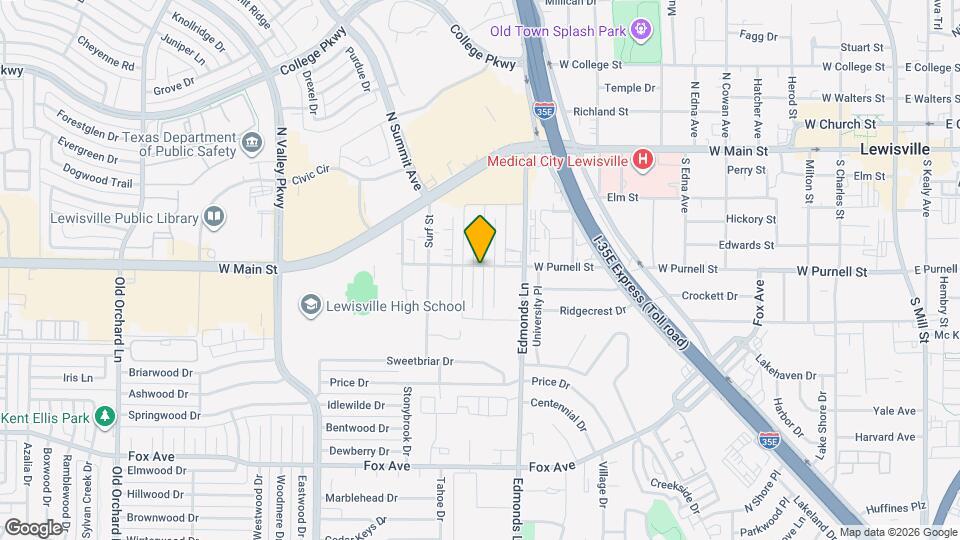 601 Harvest Hill St Map and Location Details