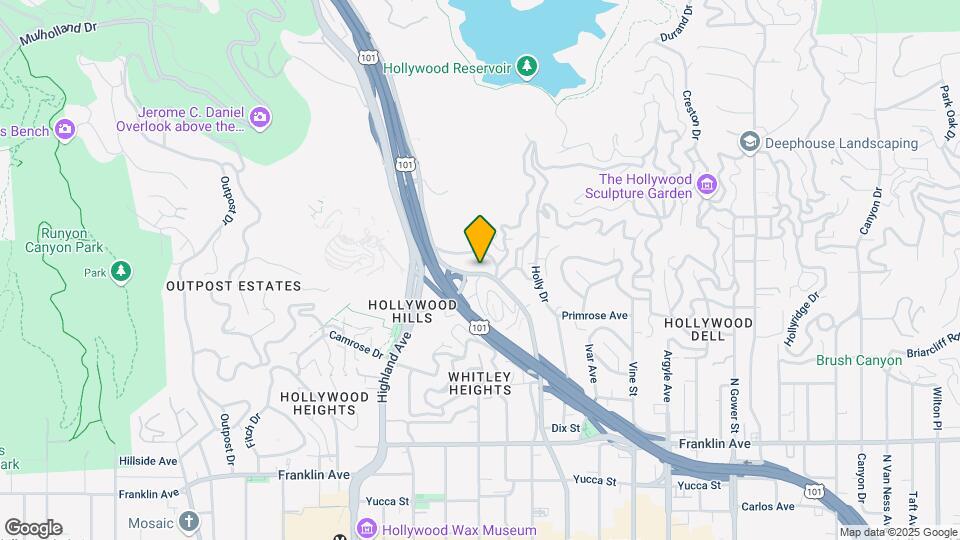 2302 N Cahuenga Blvd Map and Location Details