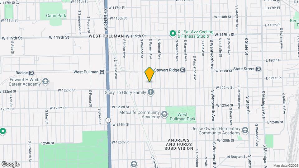12138 S Parnell Ave Map and Location Details