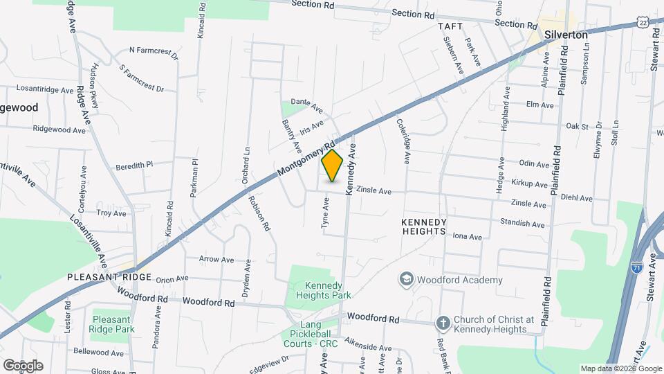 3516 Zinsle Ave Map and Location Details