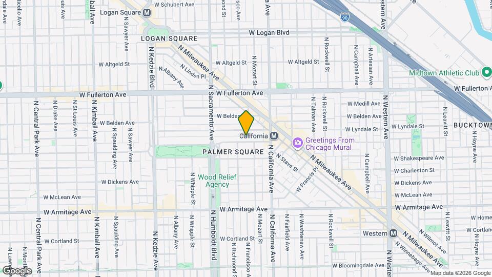 2852 W Palmer St, Unit 013 Map and Location Details