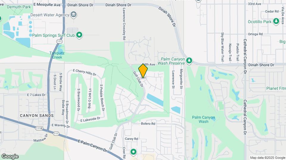 5951 Montecito Dr Map and Location Details