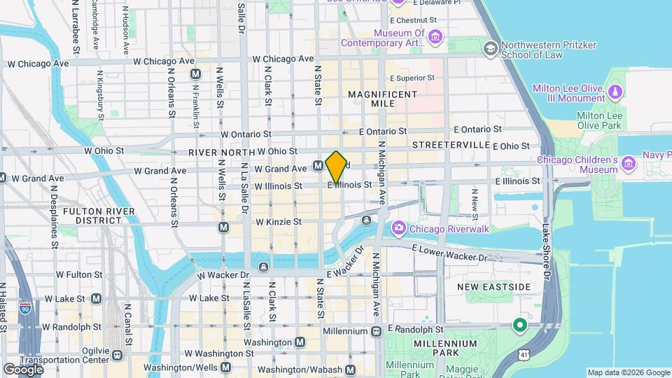 23 E Illinois St, Unit 3002 Mapa y Detalles de la Ubicación