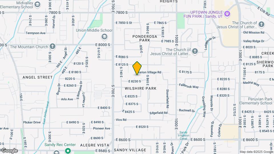 8201 Manshire Cir Map and Location Details