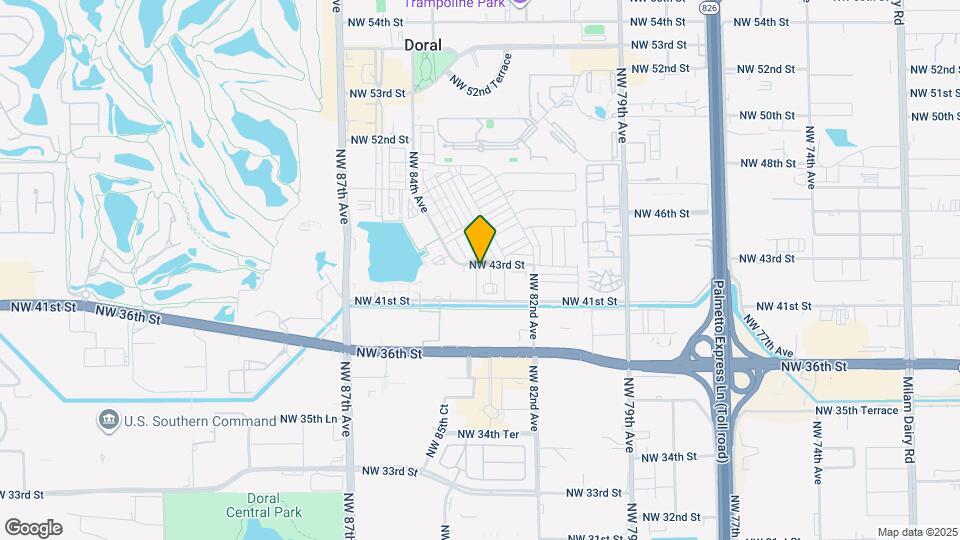 8364 NW 43rd St Map and Location Details