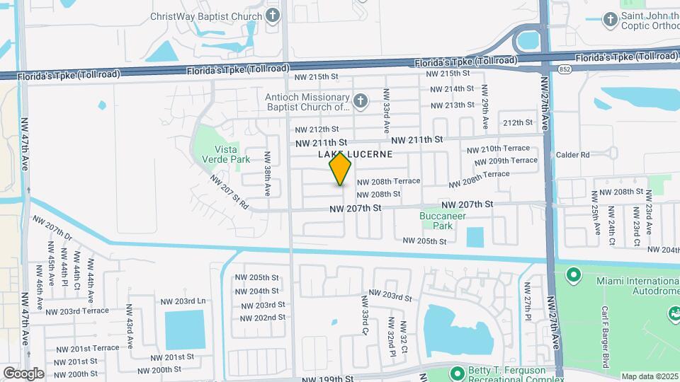 3441 NW 208th St Map and Location Details