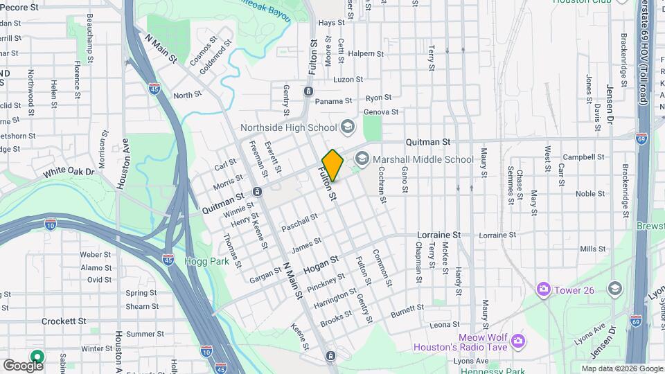 2120 Fulton St Map and Location Details